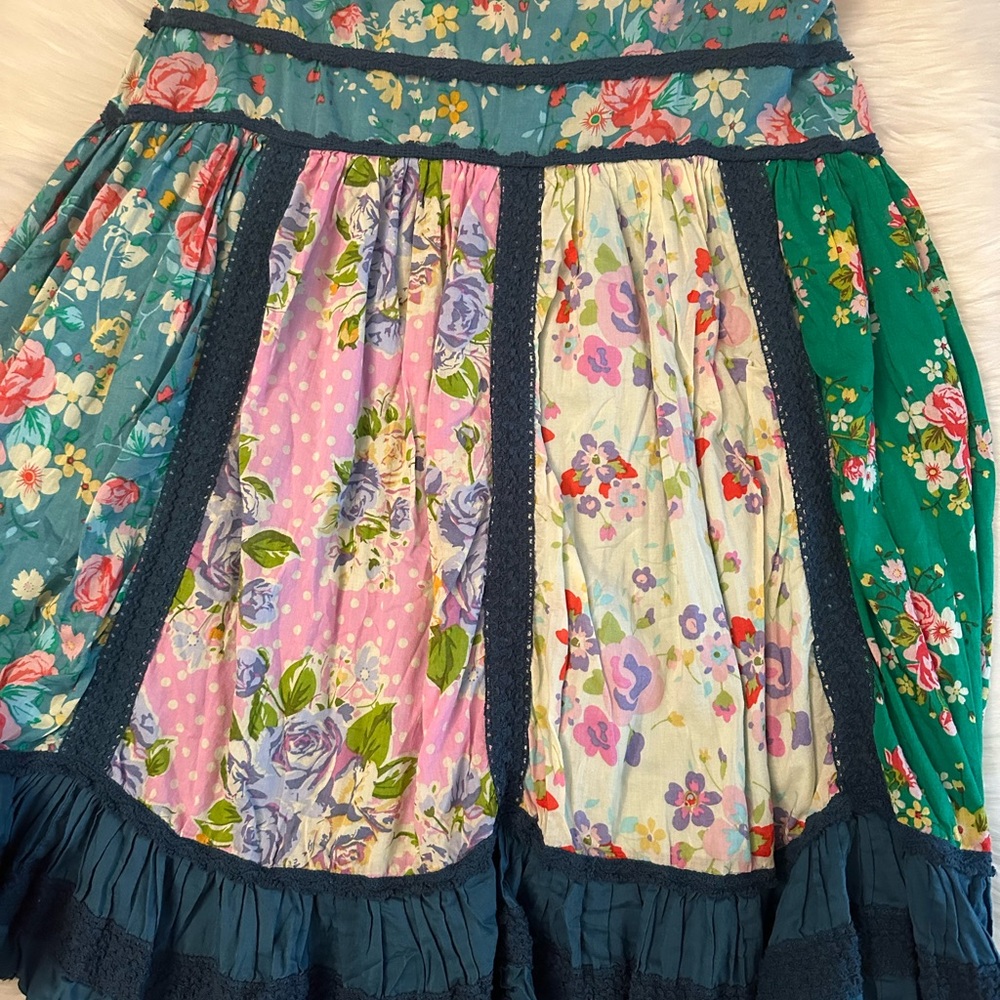 Matilda Jane Retro Floral Patchwork Skirt